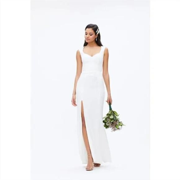 NEW $248 Dress the Population Monroe Side Slit Maxi Dress - Picture 2 of 13